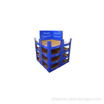 Light Weight Counter Cardboard Floor Displays Stands , Card